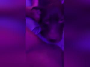 A beastly encounter: A woman and her dog