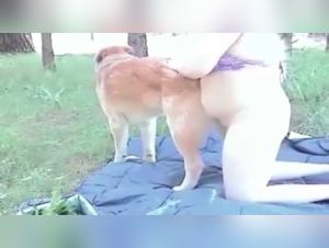 Mature woman and dog: a bestial initiation