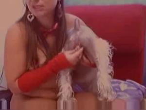 Woman and her canine companion in shocking bestiality video