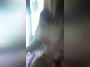 Sexy feet and naughty dog