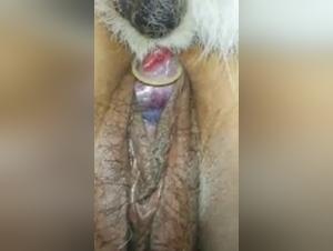 Bestiality: A mature woman and her canine companion