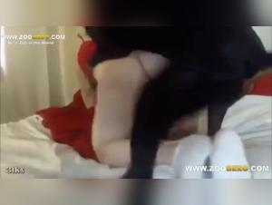 Bestiality: a woman and a dog in a shocking video
