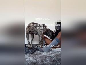 A unique beastly experience: sex with a dog