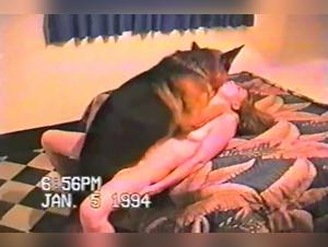 Old Girl and Her Dog - Zoophilie Video