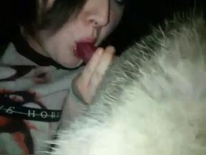 Dog sex video: teen in shocking bestiality scene