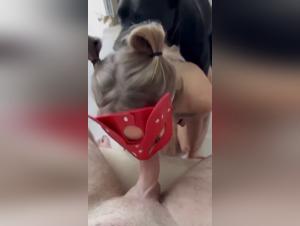 Lesbian Doggy Sex with Blonde Brunette