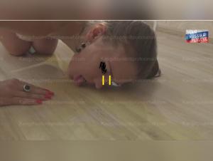 Blonde Masha in a bestiality sex video