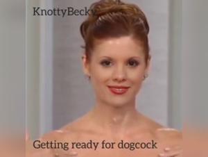 Redhead Woman and Her Big Dog: An Exciting Sexual Experience