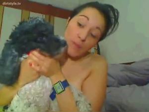 Bestial encounter with a Latina and a dog - Bestiality zoophilia sex video