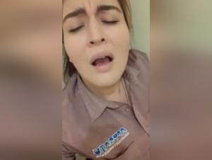 Amateur woman and her dog in a bestiality video