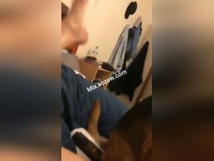 Forbidden Love: The Passionate Encounter of Woman and Dog