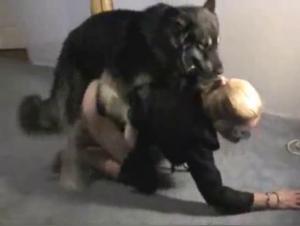 Extreme bestiality: a woman and her dog in a shocking video