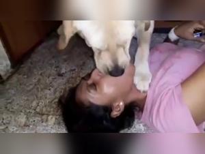 Bestiality with a Bangladeshi woman and her dog