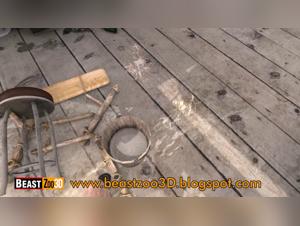 Immersive 3D bestiality video