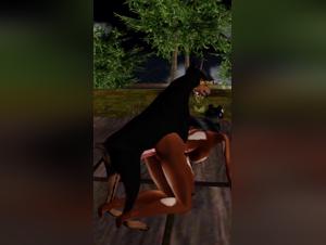 Tickzoo TV: Cartoon toons sex games with dog fucking animation