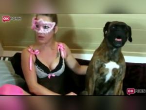 Mature woman and dog: a bestiality video not to be missed