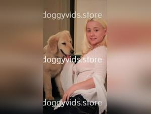 Blonde in full action in a beastly threesome