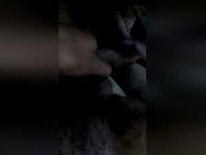 Intimate Moment - Man and Dog