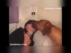 Intimate Moments: A Woman and Her Dog