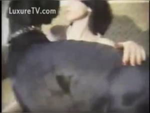 Retro Zoophilia Video: Andy and his Dog