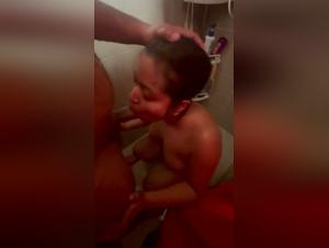 Submissive woman and her dog in shocking zoophilia video