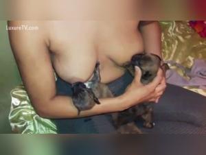 A shocking intimate relationship between a woman and her dog