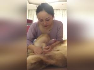 Bestialité: une femme et son chien dans une vidéo choquante