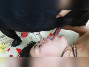 Woman and Dog: A Forbidden Intimacy