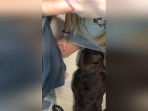 Zoophilia: Dog licks and sucks