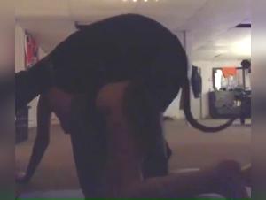 Bestiality sex video: in the cellar with a dog