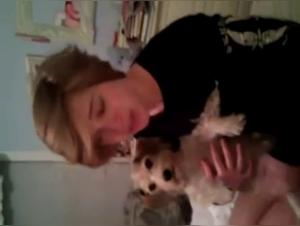 Bestiality sex video: a woman and her dog