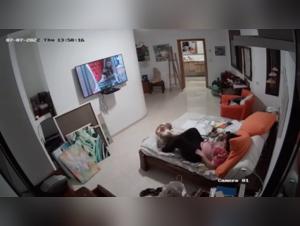 Hidden bestiality video: a woman and a dog