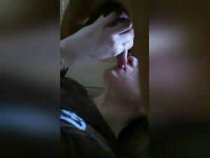 Extreme Doggy Play of a Bearded Woman with Her Dog