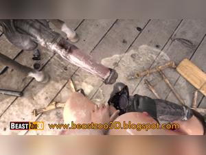 Immersive 3D bestiality video