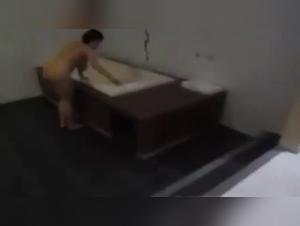 Mature woman and her dog: a shocking bestiality video