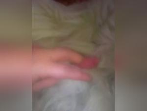 Beautiful Girl and Her Dog in Hard Sex Scene