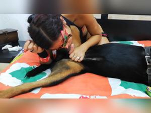 Dog Porn Uncensored: Hardcore She-Devil Satisfying Canine Desires