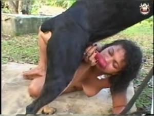 Femme Soumise et Chien : Une Rencontre Explosive