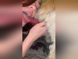 Bestial Encounter: Woman and Dog