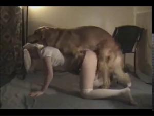 Bestiality: A woman and her dog