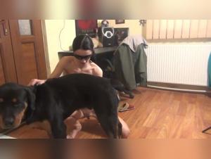 Bestiality: Young girl and dog