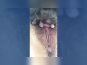 Sex video with a dog in the living room