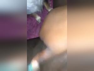 Black woman and dog: a beastly video not to be missed
