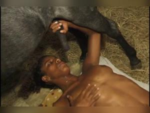 An intense and passionate zoophilia experience