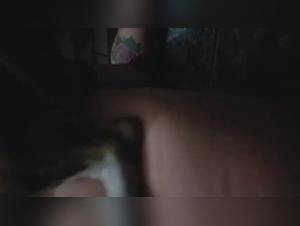 Brazilian woman and dog in a zoophilia video