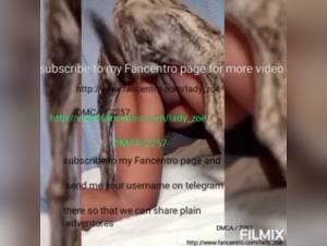 Woman and dog: a shocking bestiality video