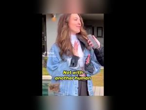 Bestiality: A woman and her dog