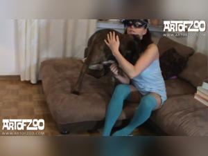 Masked Woman and Her Four-Legged Accomplice: A Bestial and Extreme Experience