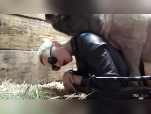 Bestial Encounter: Woman and Dog