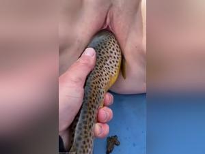 The Woman's Descent into Bestiality After Eating Fish in Her Pussy